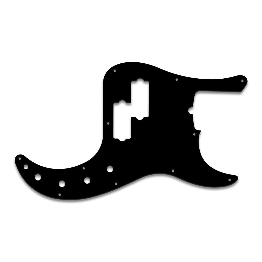 Fender Precision Bass American Deluxe - Solid Shiny Black .090" / 2.29mm thick, with bevelled edge