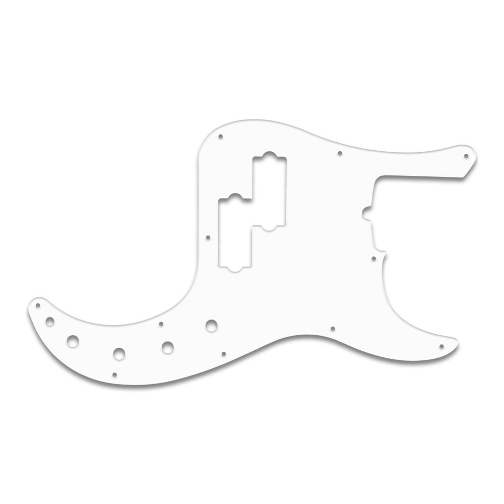 American Deluxe P Bass - White/Black/White 3 ply