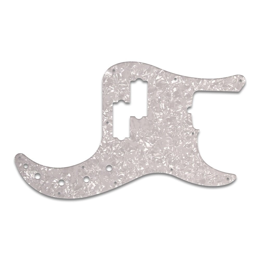 American Deluxe P Bass - White Pearl White/Black/White 3 ply Lamination