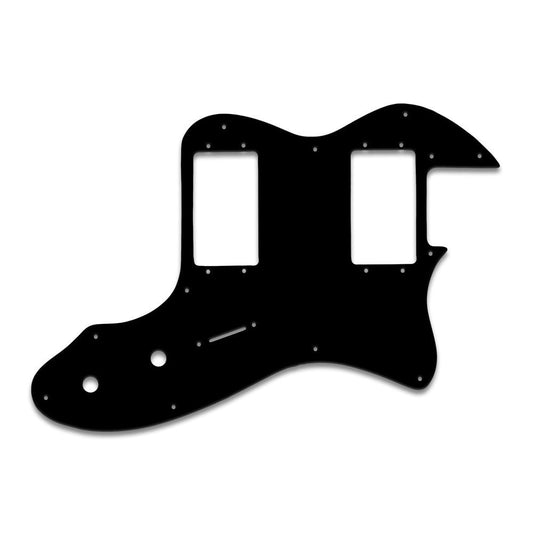 Tele Thinline Humbucker - Solid Shiny Black .090" / 2.29mm thick, with bevelled edge Fender Wide Range Humbuckers