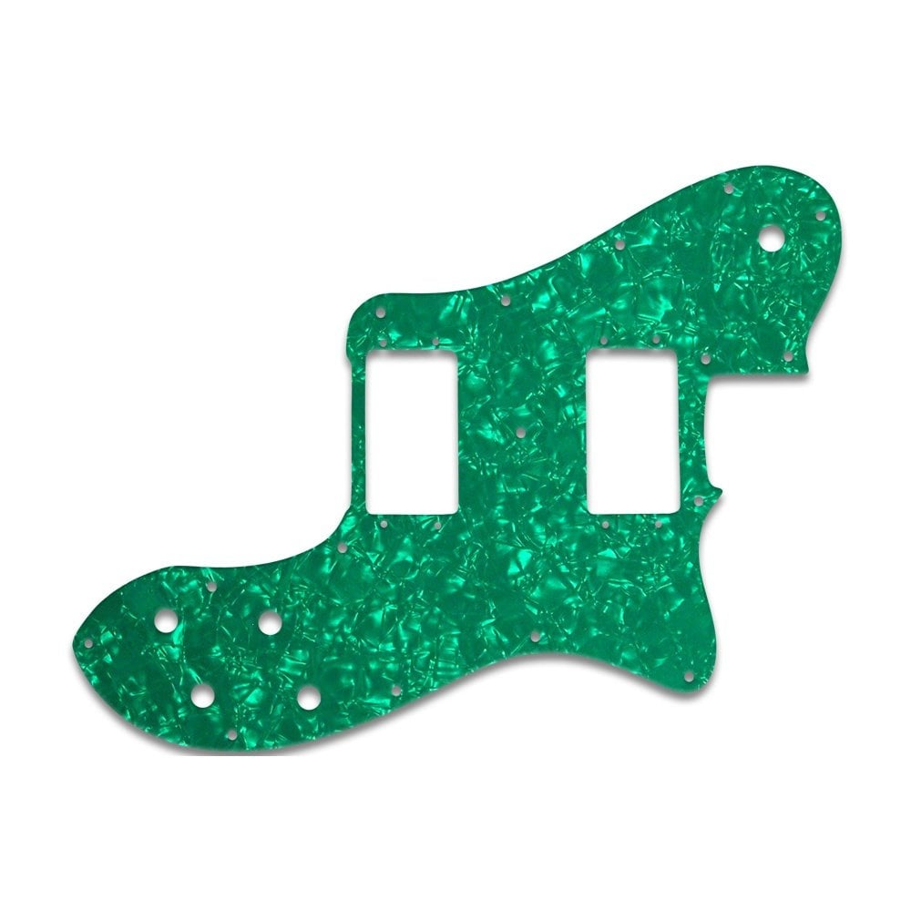 Tele Deluxe - Green Pearl W/B/W Lamination Fender Wide Range Humbuckers