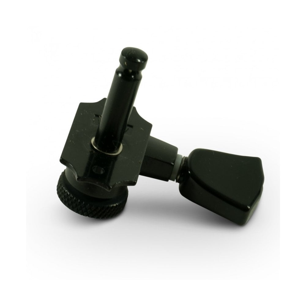 Revolution Diecast Tuners, 3 Per Side, Keystone Button, Locking, Push-Fit Bushing for 8.8mm Headstocks 19:1 Gear Ratio