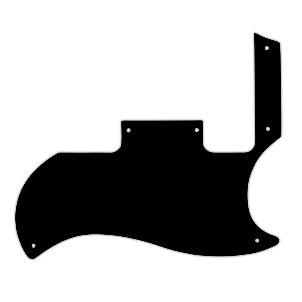 SG - Matte Black .090" / 2.29mm thick, with bevelled edge. 2010 to current USA Gibson SG 60's Tribute 519