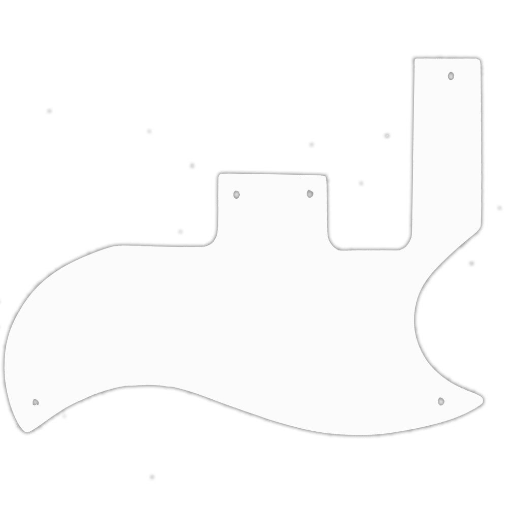 SG Special - Solid Shiny White .090" / 2.29mm thick, with bevelled edge
