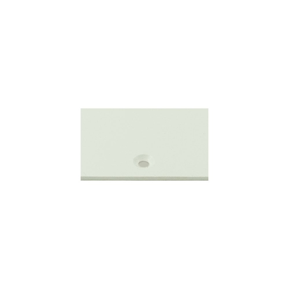 Reverse Firebird - Thin Shiny White .060" / 1.52mm Thickness, No Bevelled Edge