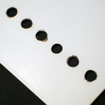 Strat Backplate With Artificial Relic, Modelled On A 1954 Strat Tremolo Cover