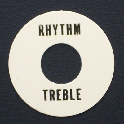 56 Les Paul Rhythm/Treble Ring Cream Plain
