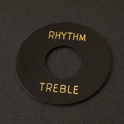 59 Les Paul Custom Rhythm/Treble Ring Black Plain
