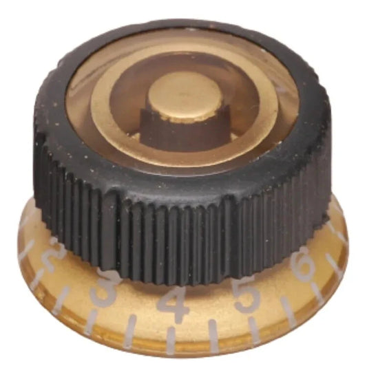 Ibanez Control Knob - Sure Grip III - Deep Honey
