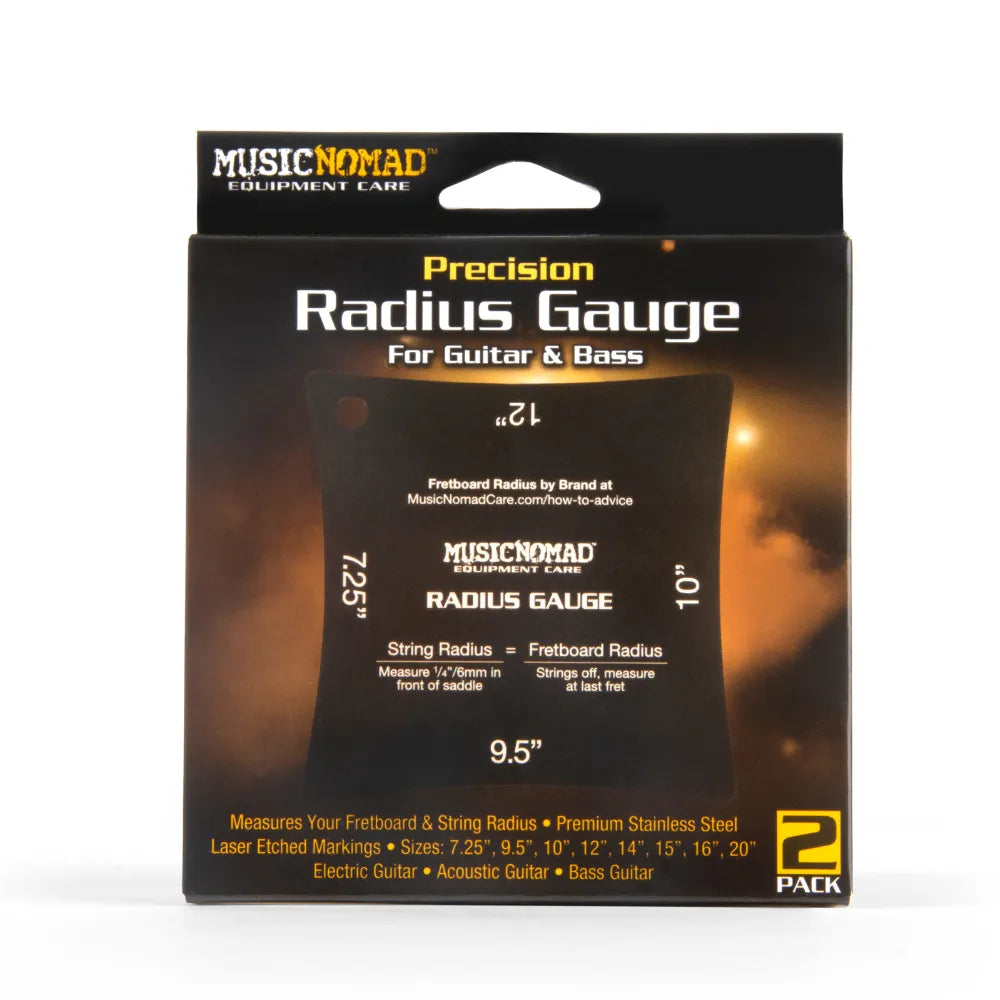 MusicNomad Precision Radius Gauge Set - 2 Pack
