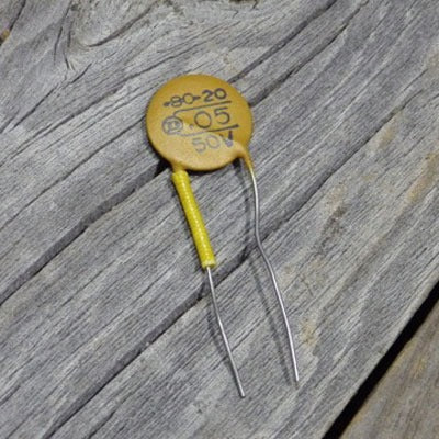 Re-Issue "F66" 1966 Ceramic Capacitor - 0.05 µF