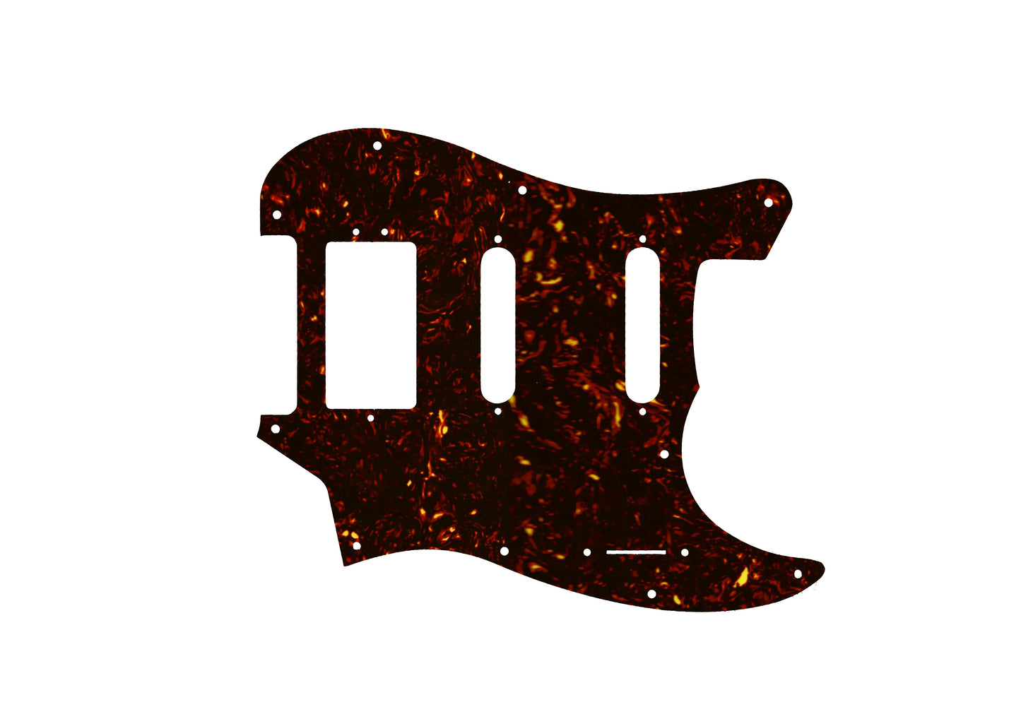 Fender 2019-Present Made In Mexico Alternate Reality Electric XII - Dark Brown Celluloid Tortoiseshell W/B/W Lamination