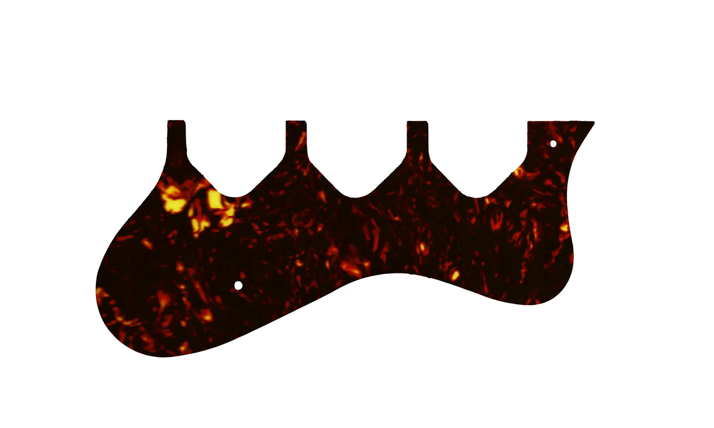 Epiphone 2011-Present Riviera Custom P93 - Dark Brown Celluloid Tortoiseshell W/B/W Lamination