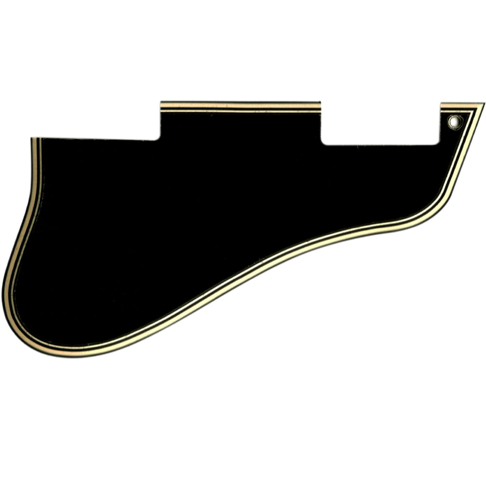ES-335 Replacement Pickguard for USA 1960's Era Original and Reissue Models - 5 LAYER Black/Cream/Black/Cream/Black