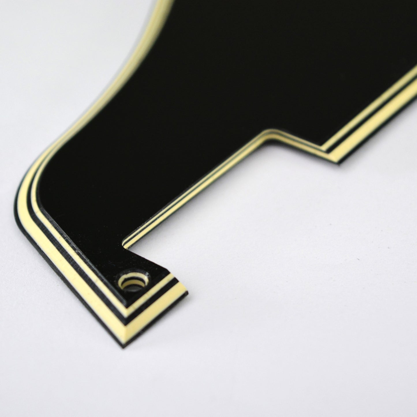 ES-335 Replacement Pickguard for USA 1960's Era Original and Reissue Models - 5 LAYER Black/Cream/Black/Cream/Black