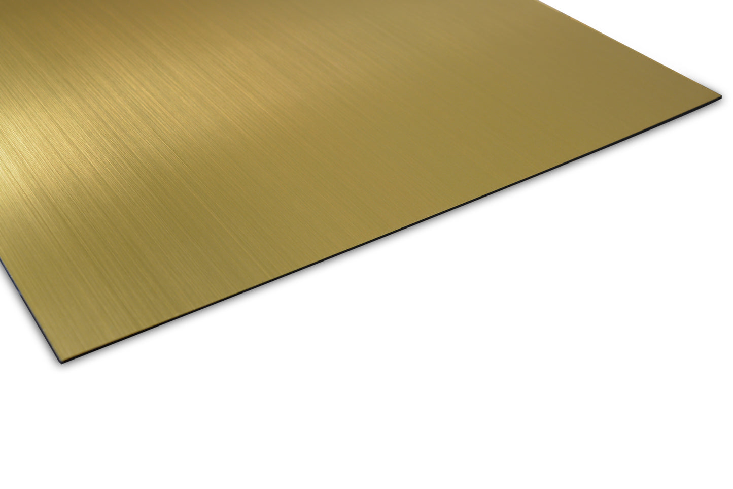 Brushed Gold (SIMULATED) Thin Blank Sheet 400mm x 300mm x 1.3mm