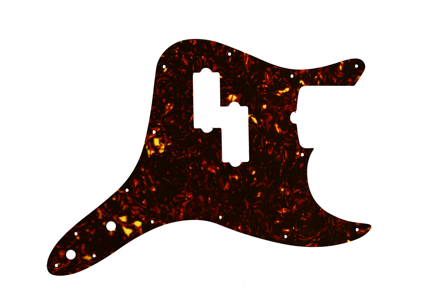 Mark Hoppus Jazz Bass - Dark Brown Celluloid Tortoiseshell W/B/W Lamination 2011 to current model