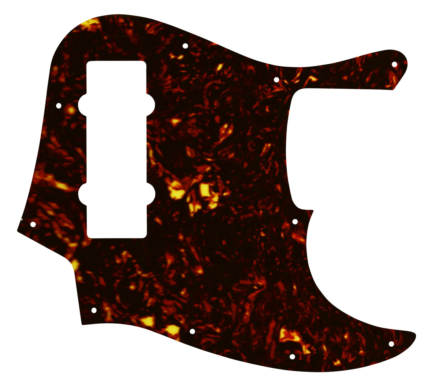 Jazz Bass Modern Player 5 String - Dark Brown Celluloid Tortoiseshell W/B/W Lamination