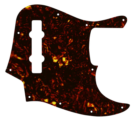 Jazz Bass - Mexican 5 String - Dark Brown Celluloid Tortoiseshell W/B/W Lamination