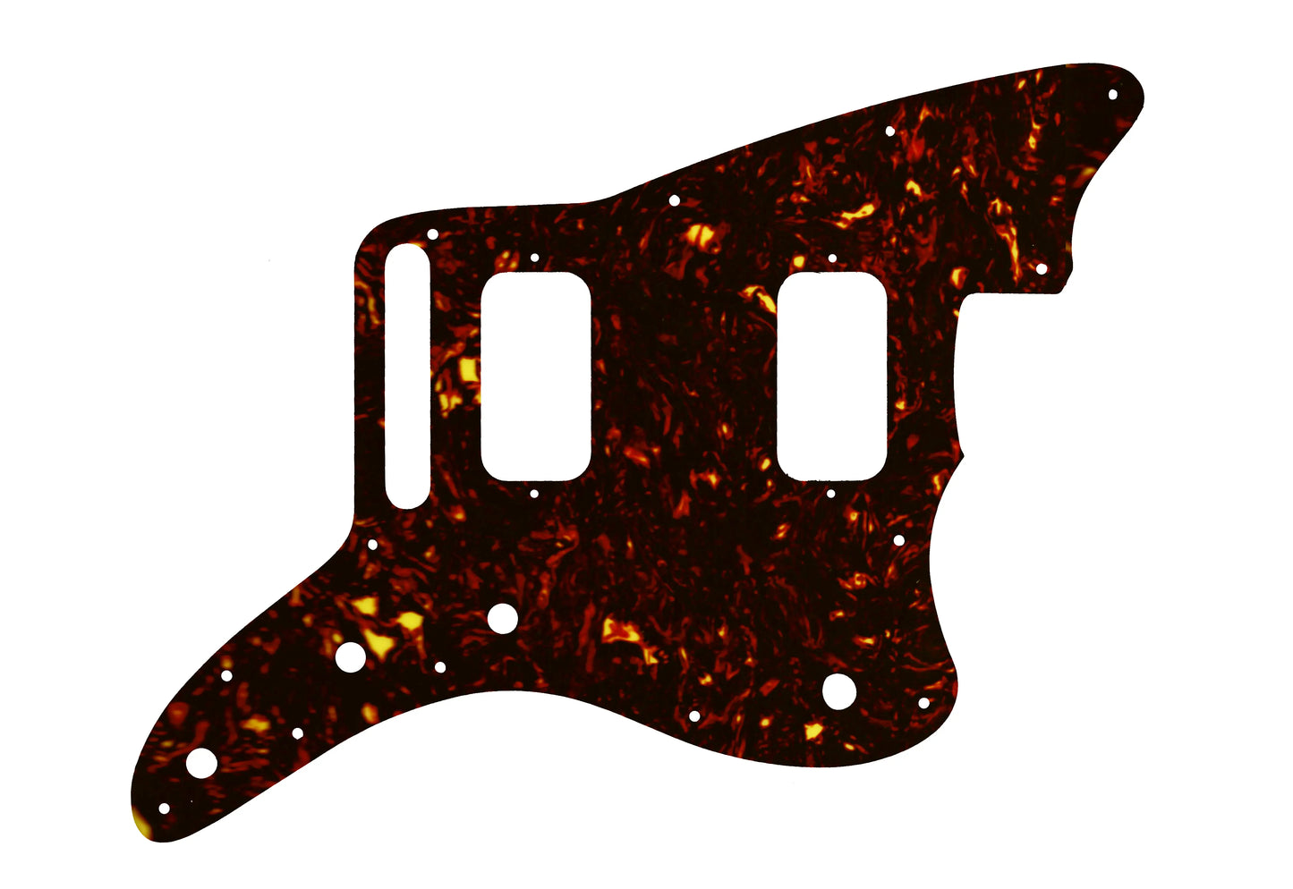 Jazzmaster HH  - Dark Brown Celluloid Tortoiseshell W/B/W Lamination