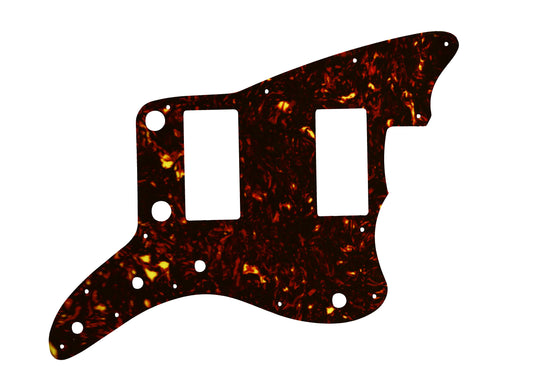 Jazzmaster 2013-2014 Made In China Modern Player HH  - Dark Brown Celluloid Tortoiseshell W/B/W Lamination