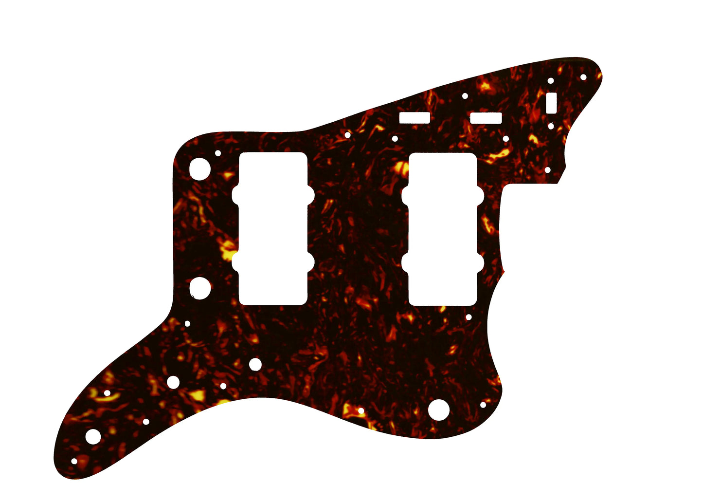 Jazzmaster Made In Japan 1966-1968 Reissue - Dark Brown Celluloid Tortoiseshell W/B/W Lamination