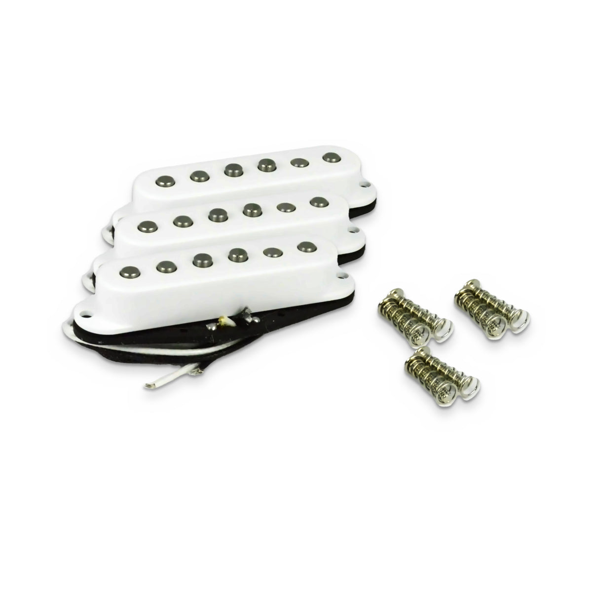 Kent Armstrong Strat pickup set, white covers