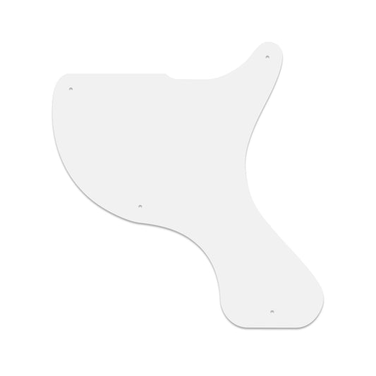 Les Paul Junior Double Cut - Thin Shiny White .060" / 1.52mm Thickness, No bevelled Edge