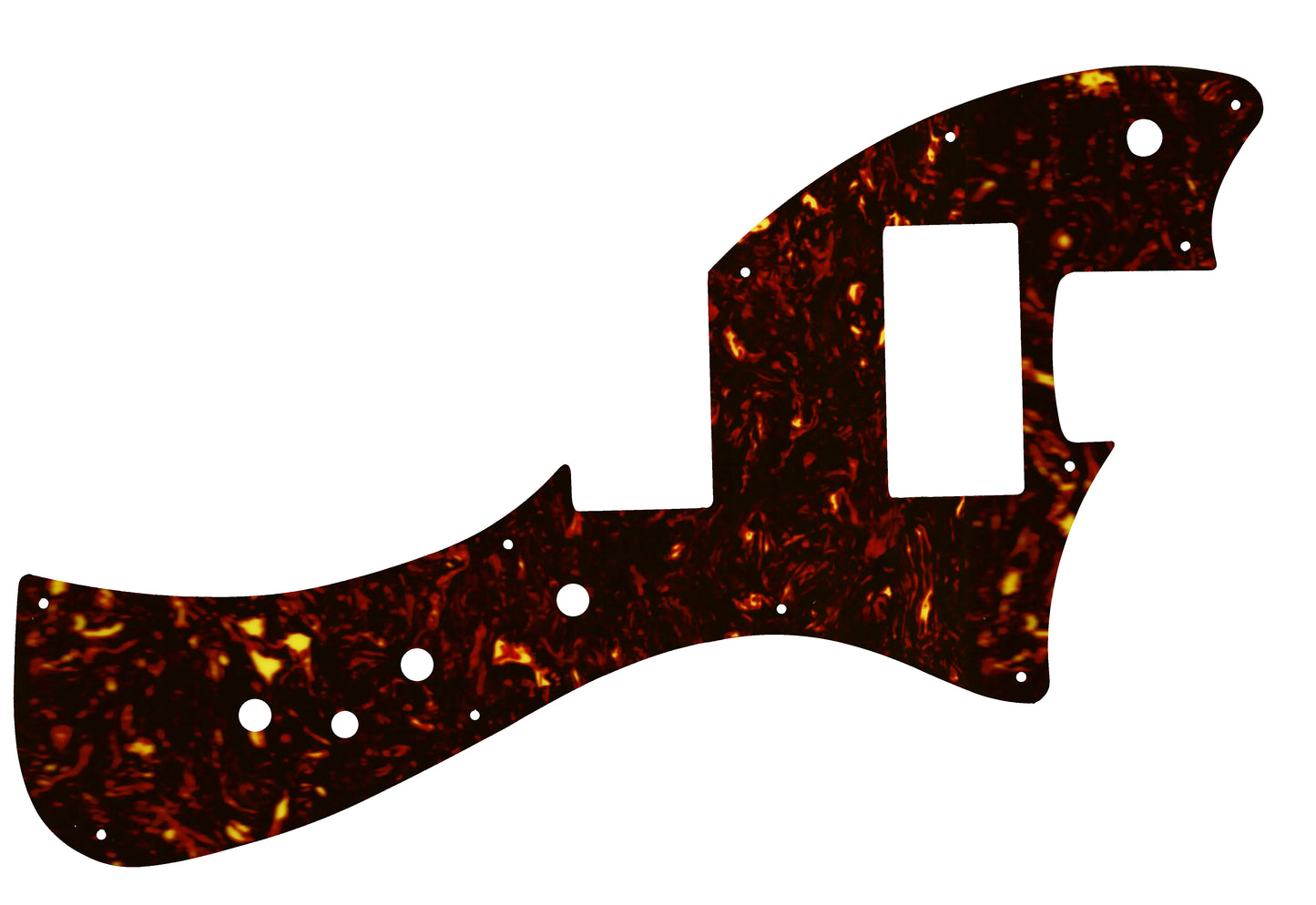 Alternate Reality Meteora HH  - Dark Brown Celluloid Tortoiseshell W/B/W Lamination