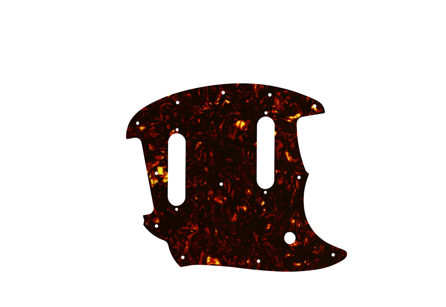 Fender 2017-Present Classic Style Mustang - Dark Brown Celluloid Tortoiseshell W/B/W Lamination