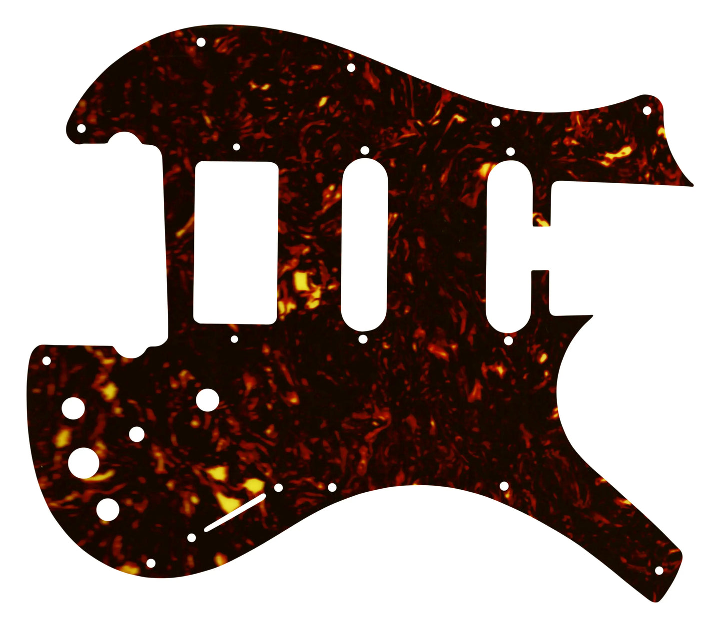 Nitefly - Sa (2S 1H) - Dark Brown Celluloid Tortoiseshell W/B/W Lamination