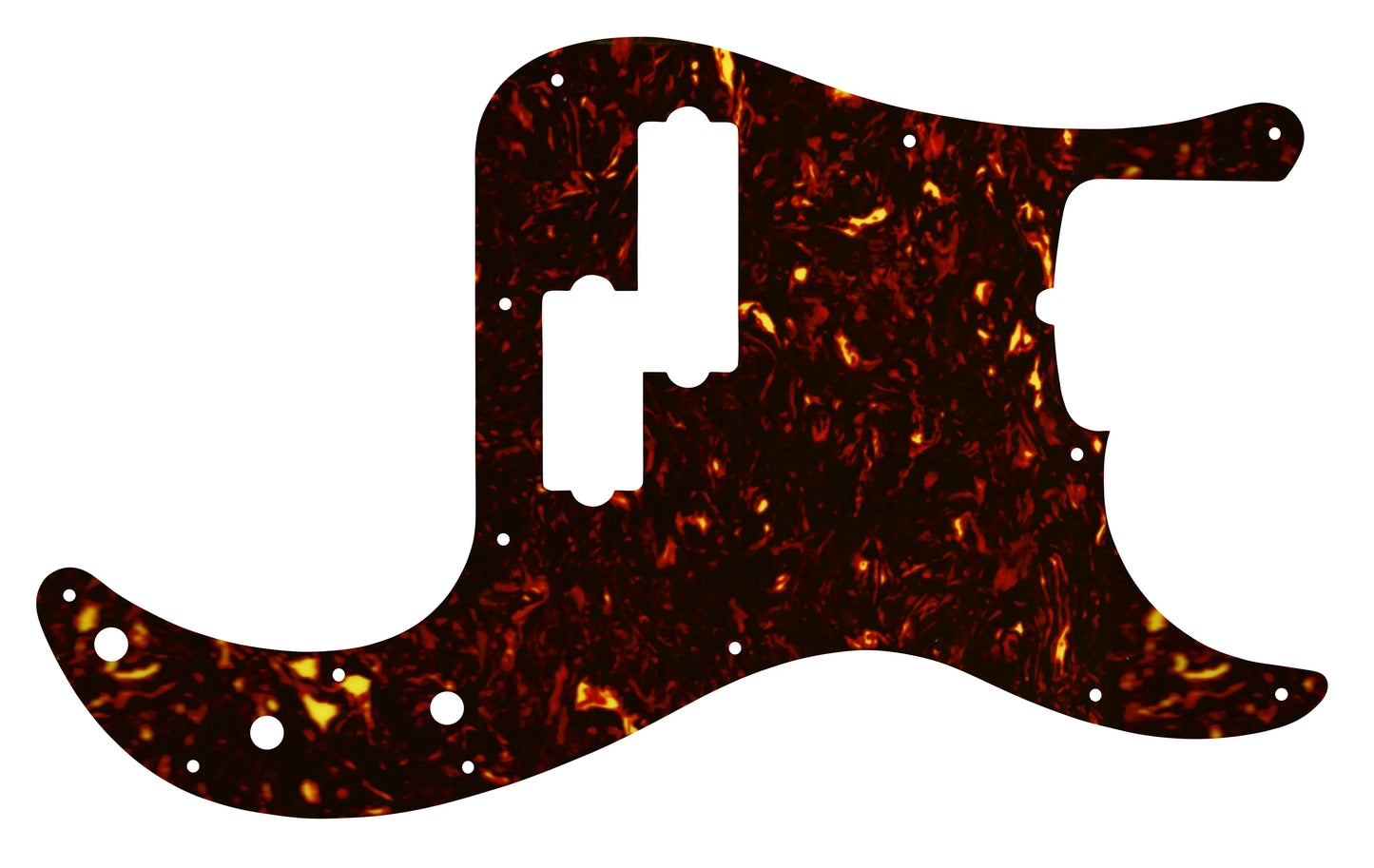 Fender American 5 String P Bass - Dark Brown Celluloid Tortoiseshell W/B/W Lamination