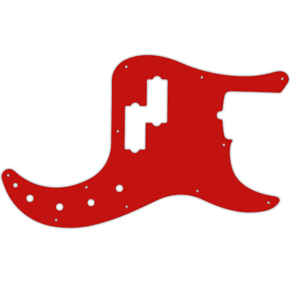 American Deluxe P Bass - Red Black Red