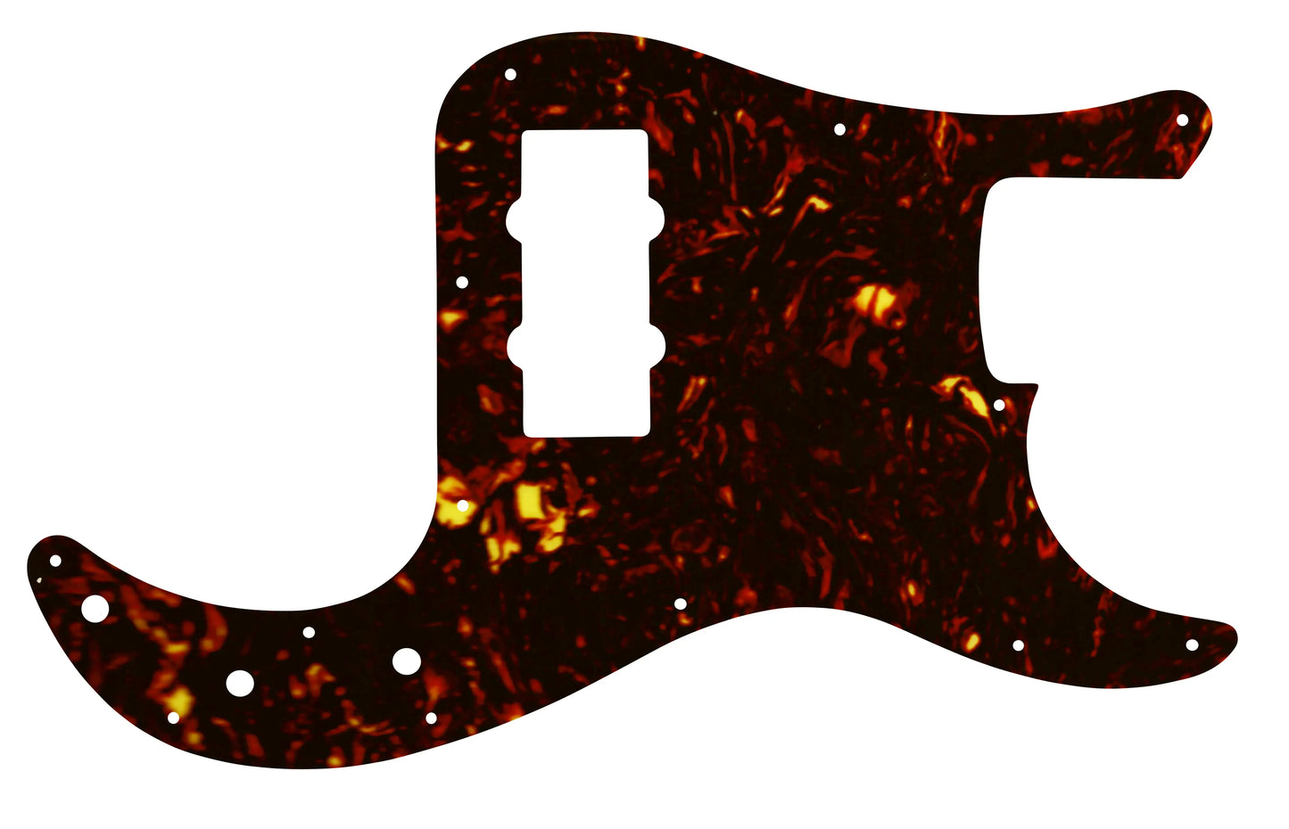 Fender Blacktop Precision Bass - Dark Brown Celluloid Tortoiseshell W/B/W Lamination