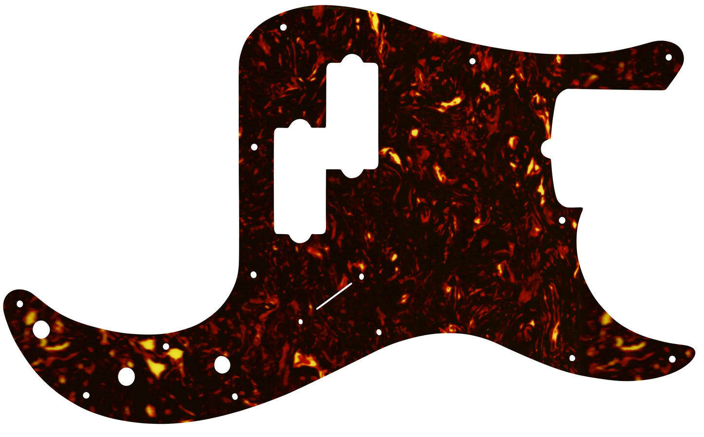 Fender Tony Franklin Signature Series Precision Bass - Dark Brown Celluloid Tortoiseshell W/B/W Lamination
