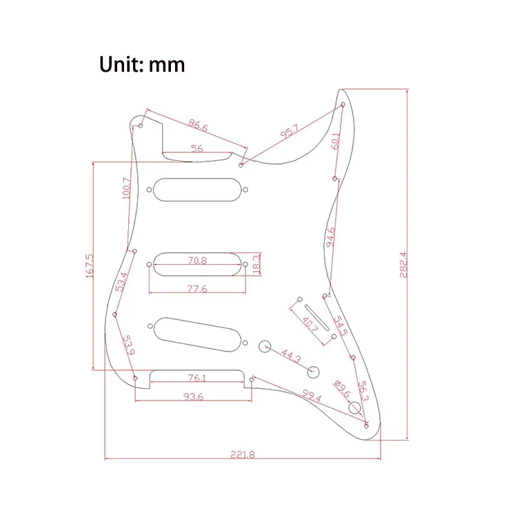 Strat - Brown Tortoiseshell 4 Ply (Pre-Made)