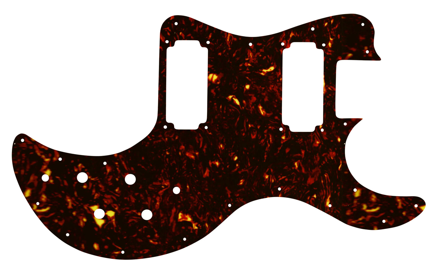 T-60 - Dark Brown Celluloid Tortoiseshell W/B/W Lamination