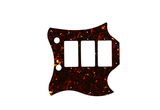 "Captain" Kirk Douglas Signature Roots SG - Dark Brown Celluloid Tortoiseshell W/B/W Lamination