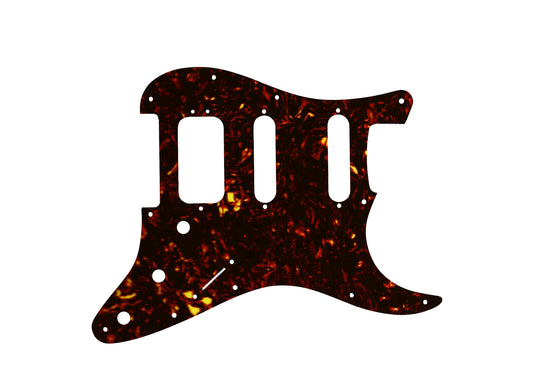 2019 American Ultra Stratocaster HSS - Dark Brown Celluloid Tortoiseshell W/B/W Lamination