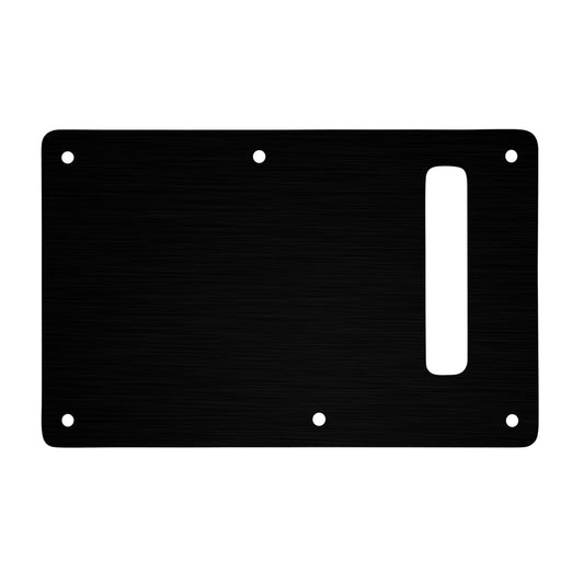 Strat Backplate - Simulated Black Anodised