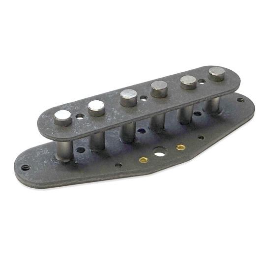 Strat Pre-built Pickup Bobbin With Staggered, Bevelled and Magnetised Polepieces