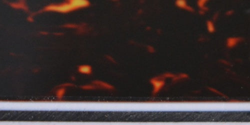 Dark Brown Tortoiseshell Celluloid (4 Ply) Blank Sheet - Dark Brown Tortoiseshell / White / Black / White