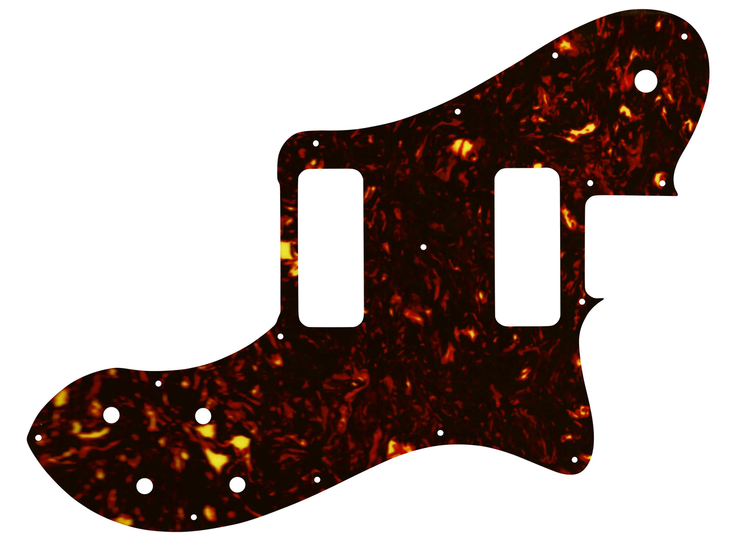 Classic Player Telecaster Deluxe Black Dove - Dark Brown Celluloid Tortoiseshell W/B/W Lamination
