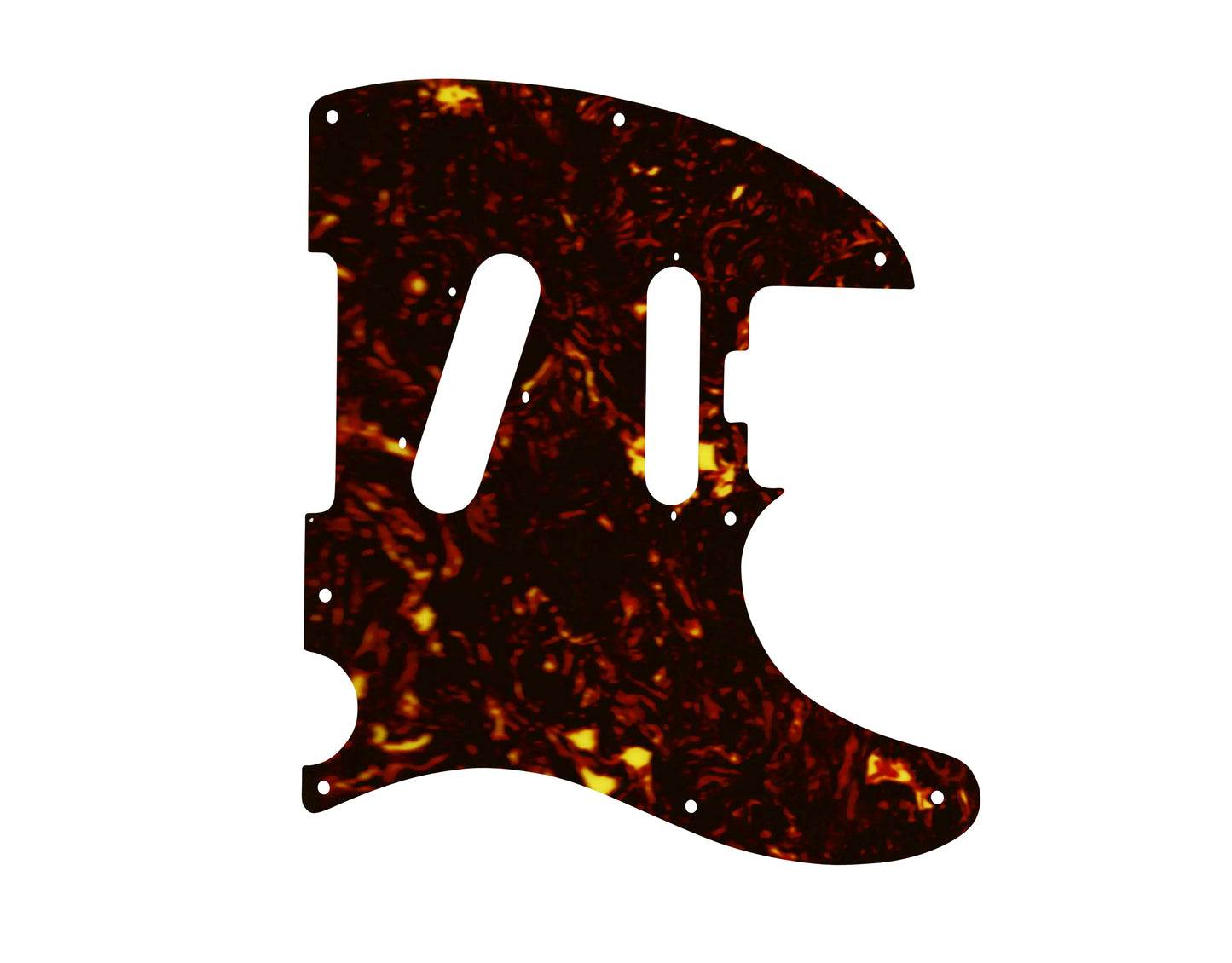 Fender Parallel Universe American Elite Nashville Telecaster HSS -  Dark Brown Celluloid Tortoiseshell W/B/W Lamination