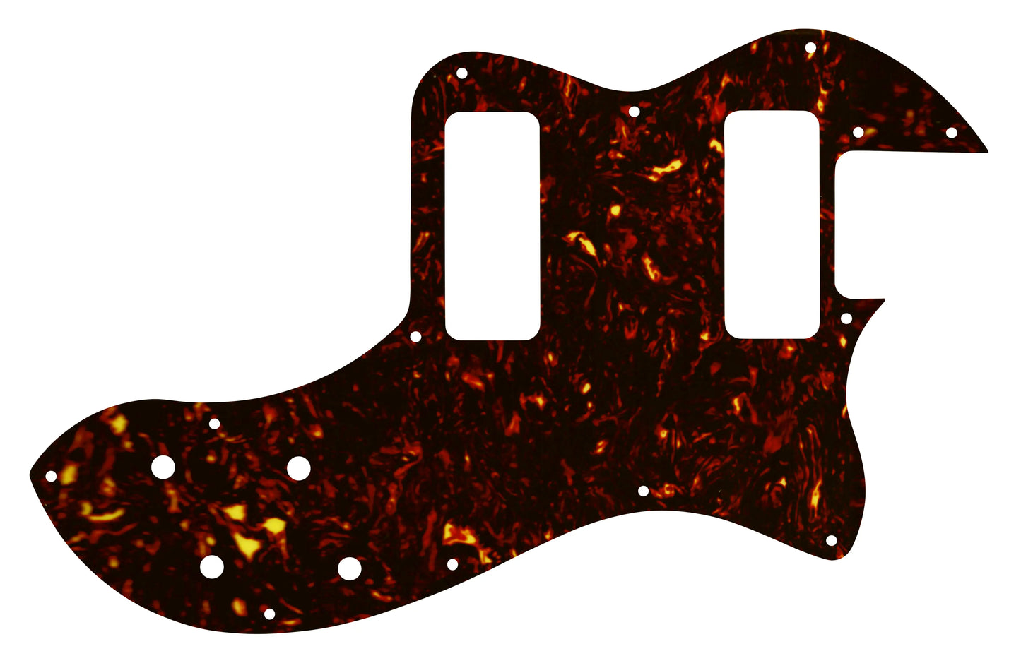 Modern Player Telecaster Thinline Deluxe - Dark Brown Celluloid Tortoiseshell W/B/W Lamination