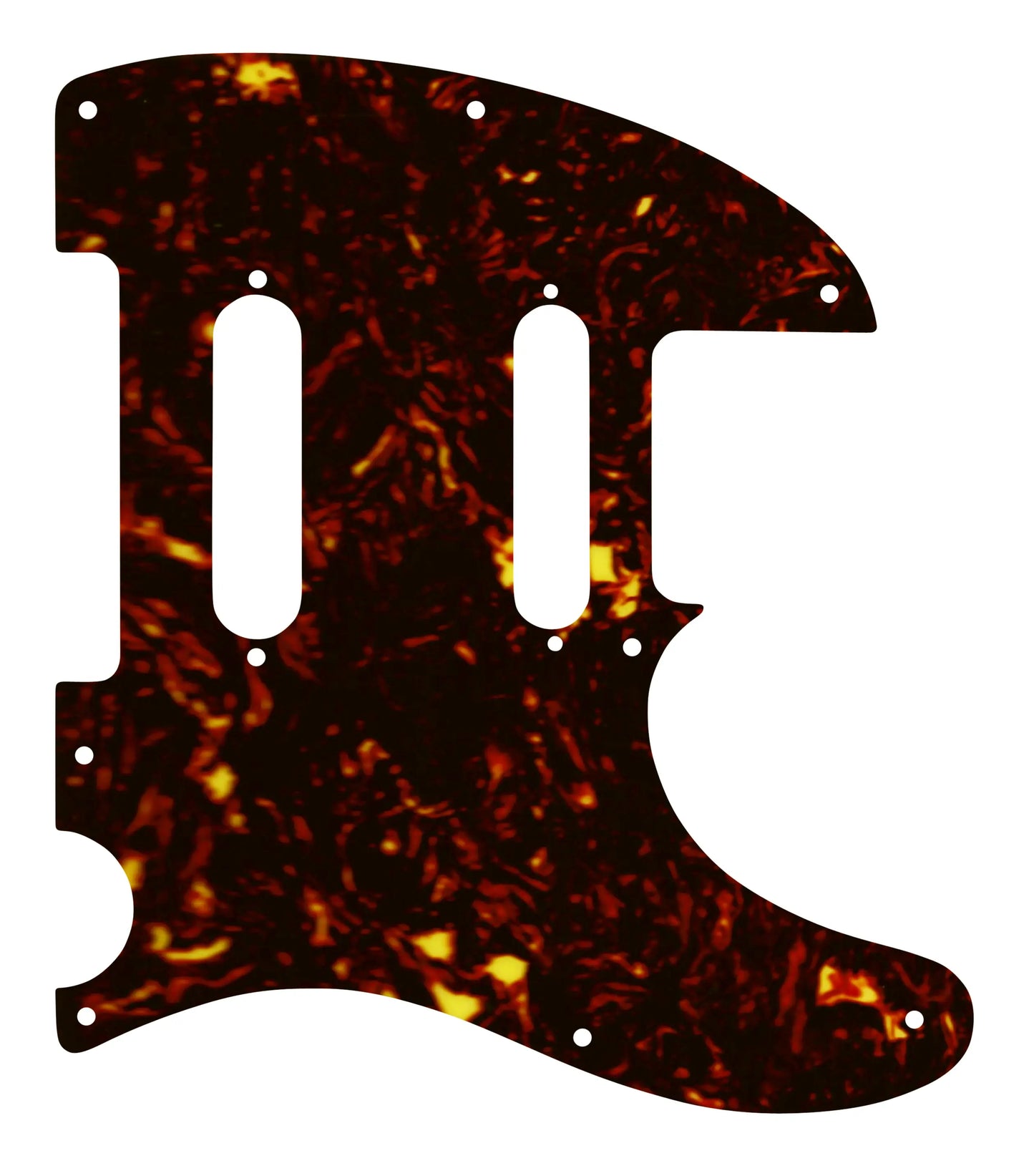 Tele Nashville - Dark Brown Celluloid Tortoiseshell W/B/W Lamination