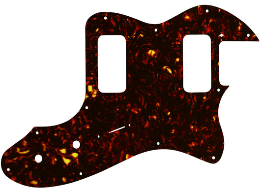 Fender Telecaster Thinline Super Deluxe - Dark Brown Celluloid Tortoiseshell W/B/W Lamination