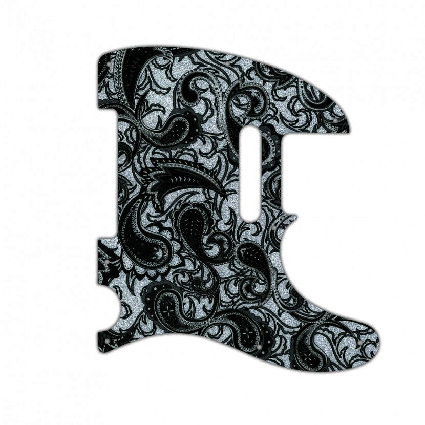 Tele - Black/Silver Paisley