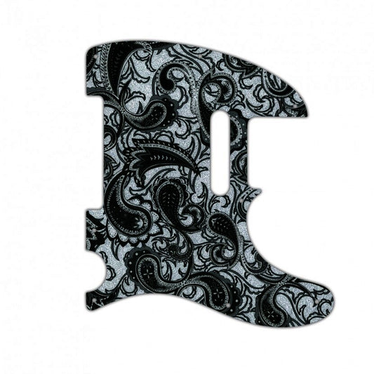 Tele - Black/Silver Paisley