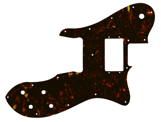 Telecaster Custom - 1972-1981 Vintage - Dark Brown Celluloid Tortoiseshell W/B/W Lamination Fender Wide Range Humbuckers